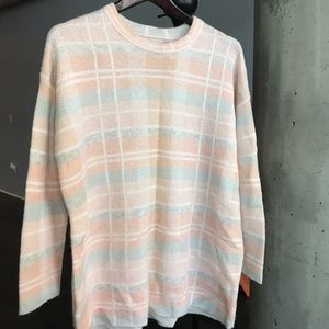 New Lou & Grey Plaid Sweater